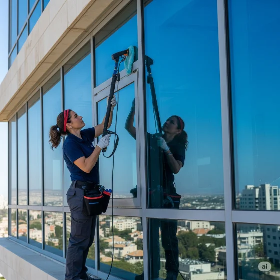 ניקוי חלונות בקיסריה
